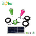 High lumen CE home solar lighting system with led lamps